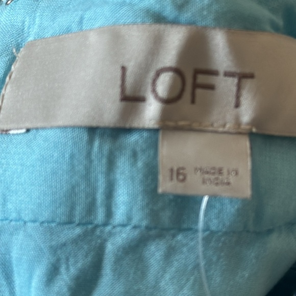 NWOT Ann Taylor LOFT Lined Halter Dress size 16 - Picture 11 of 11